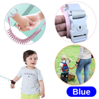 Evokids Spiral Safety Wristband with Steel Core – Blue