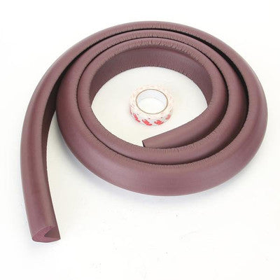 Evokids Jumbo Thick Edge And Corner Protectors For Baby Proofing (20ft Edge + 4 Corners) Brown