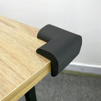 Evokids Jumbo Thick Edge And Corner Protectors For Baby Proofing (20ft Edge + 8 Corners) Black