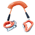 Evokids Spiral Safety Wristband with Steel Core – Orange