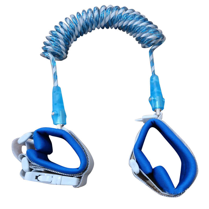 Evokids Spiral Safety Wristband with Steel Core – Blue